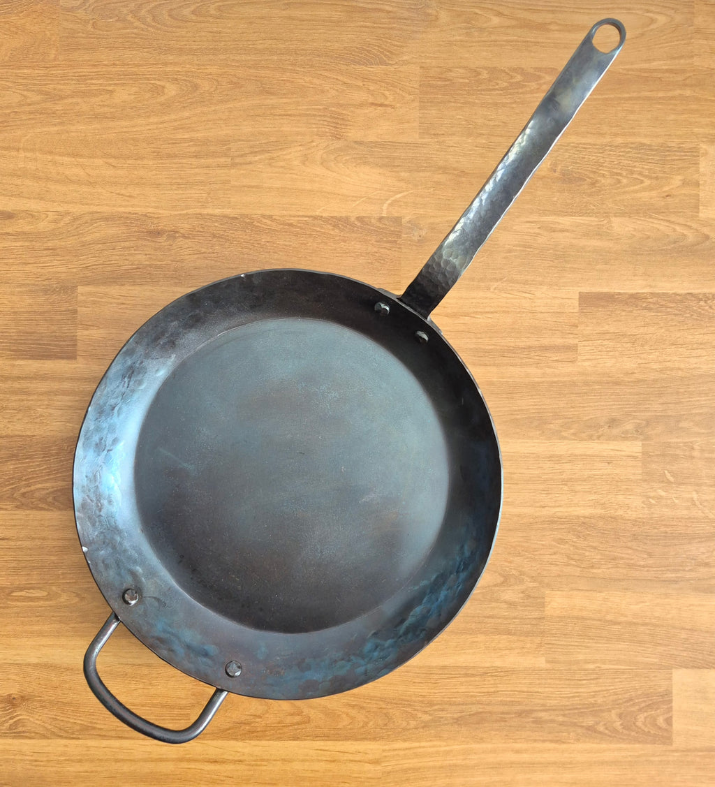 12.5-Inch Carbon Steel Skillet with Helper Handle