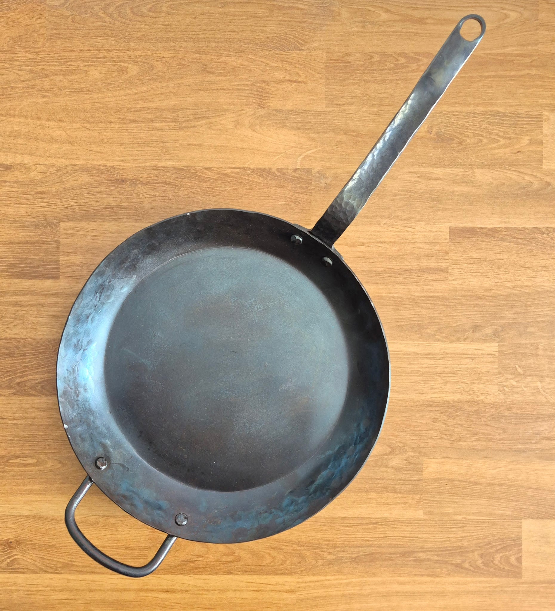 12.5-Inch Carbon Steel Skillet with Helper Handle