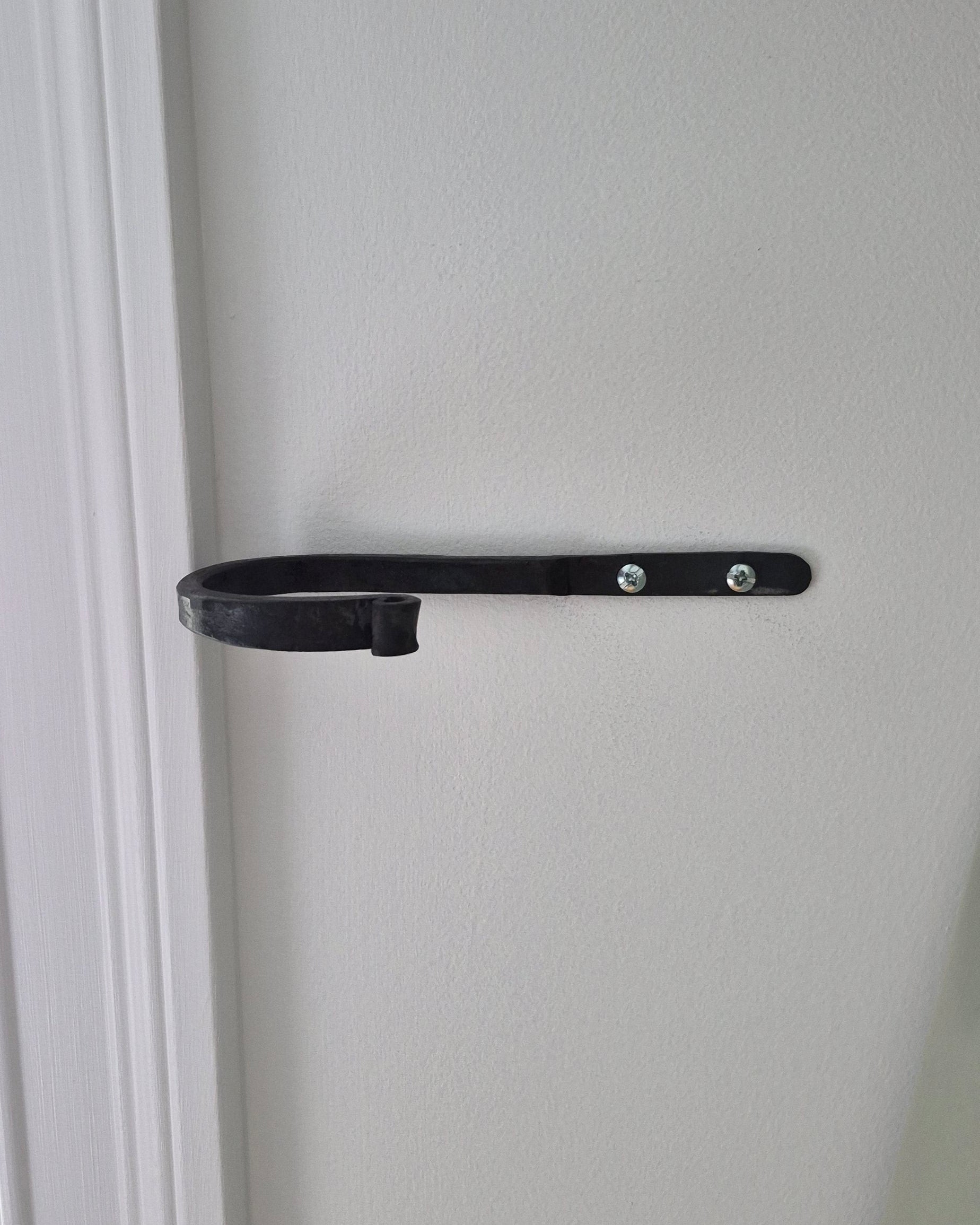 Hand-forged Iron Curtain Holdback