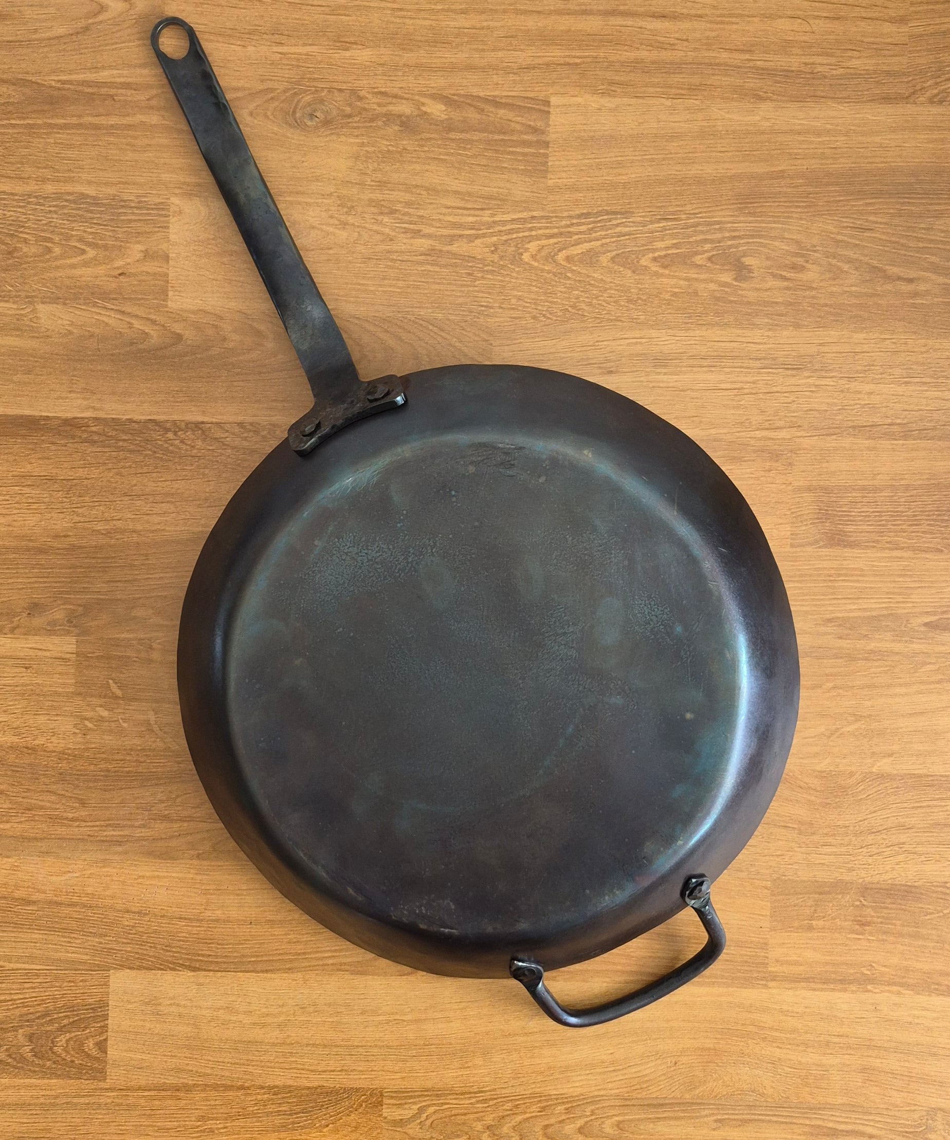 12.5-Inch Carbon Steel Skillet with Helper Handle