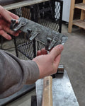 Hand Forged 3 Hook Wall Rack