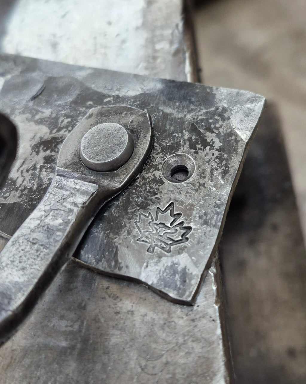 Hand Forged 5 Hook Wall Rack