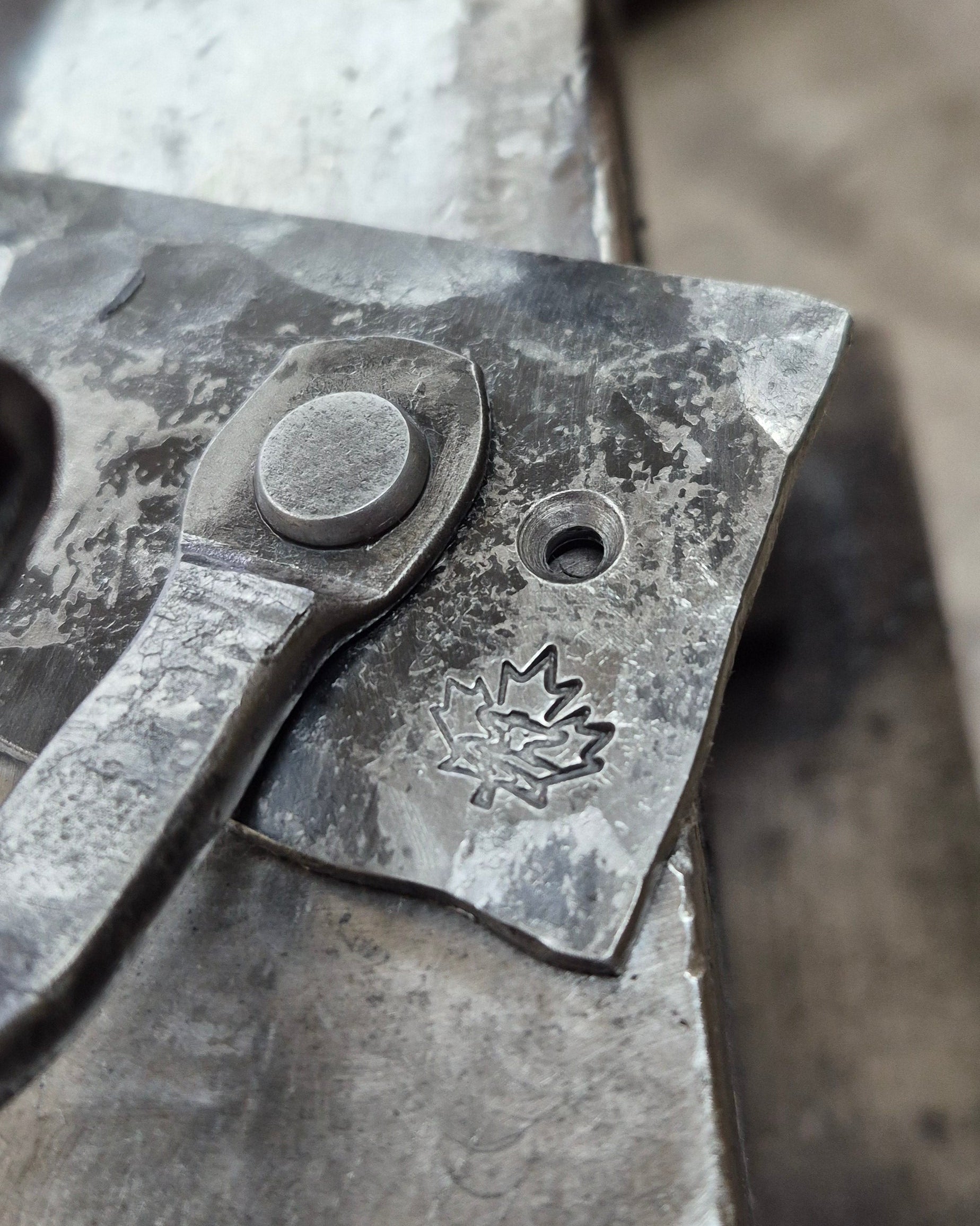 Hand Forged 5 Hook Wall Rack